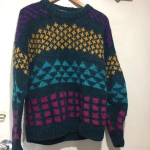 VINTAGE BWANA JOHN'S KNITTED WOOL SWEATERS SIZE M
